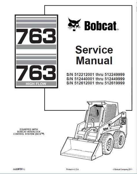 bobcat 763 operators manual pdf